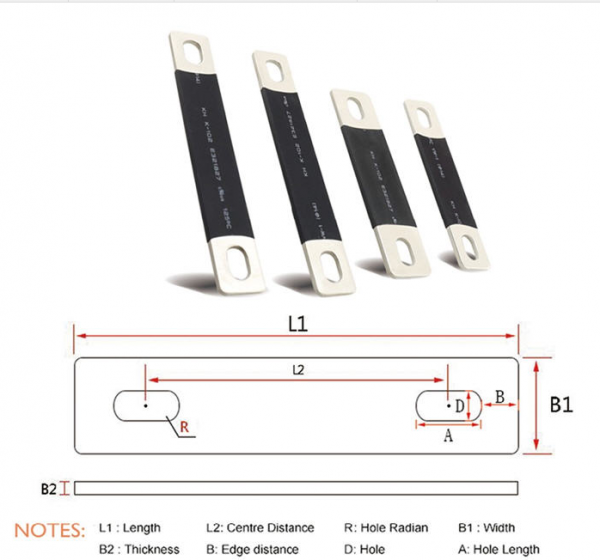 SBL 1493 - TINNED COPPER CONNECTION PLATES/BUS BARS WITH INSULATED COATING